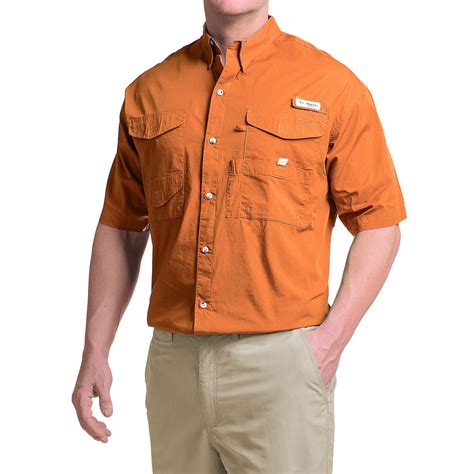 Columbia Sportswear Bonehead Fishing Shirt Short Sleeve For Men