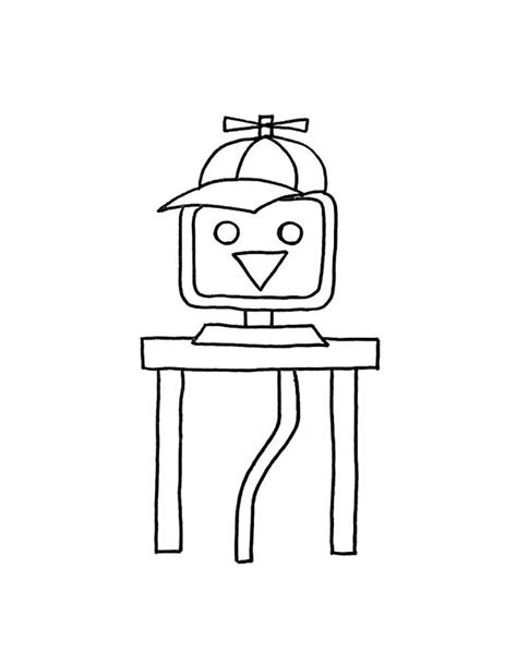 Mr Fun Computer Sprunki Incredibox Coloring Page