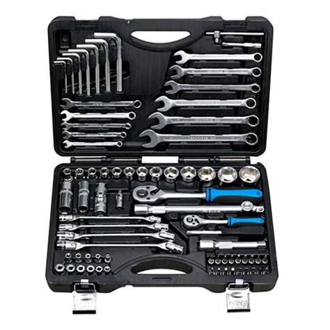 Fixtec Plastic Hand Tool Box Professional Hand Tools Set Adjustable