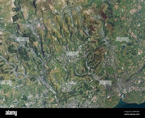 Caerphilly Region Of Wales Great Britain High Resolution Satellite