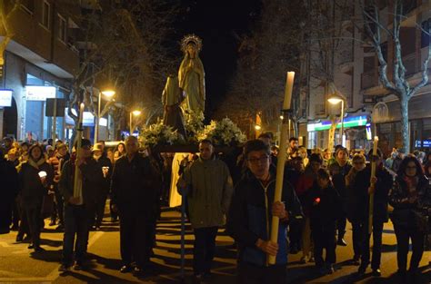 La Procesi N De Las Antorchas Cierra Los Actos De La Festividad De Lourdes