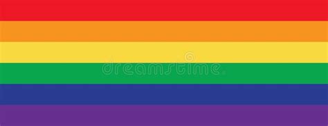 Vlag Lgbt Pride Gemeenschap Symbool Voor Homocultuur In Regenboog