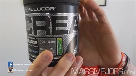 Cellucor COR Performance Creatine Supplement Review MassiveJoes