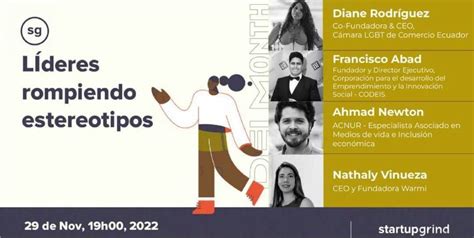 Diversidad Equidad e inclusión Startup Grind Quito Cámara LGBT de