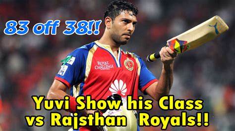 Yuvraj Singh Smash 83 Off 38 Balls IPL 2014 RCB Vs RR 35th Match