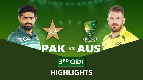 Watch Hls Rd Odi Pak Vs Aus Apr Highlights Australia