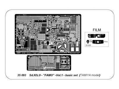 German Ton Heavy Half Track Sd Kfz Famo Vol Basic Set