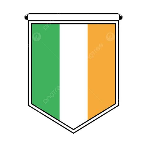 Vector De La Bandera Irlandesa Con Fondo Transparente Png Irlanda