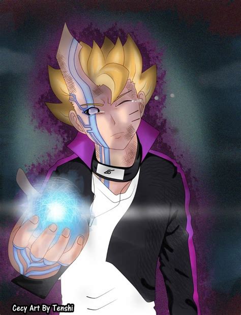 Boruto uzumaki karma seal | Fantasia anime, Anime, Arte