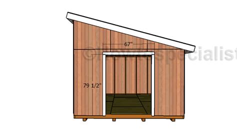 12x16 Shed Double Doors Plans Howtospecialist How To Build Step By