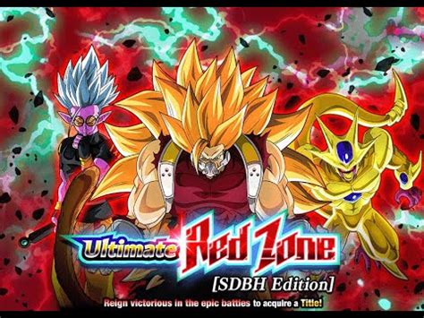 ATTEMPTING THE ULTIMATE RED ZONE SDBH EDITION VS GOLDEN COOLER