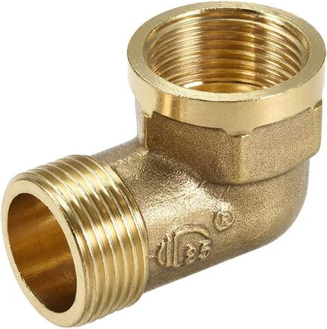 Amazon Uxcell Brass Pipe Fitting 90 Degree Street Elbow G3 4 Male