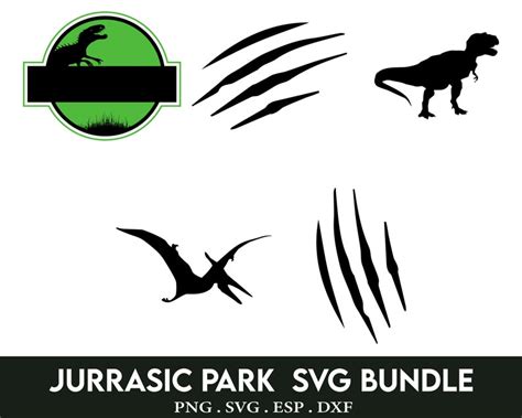 Jurassic Park Svg File Jurassic World Park Dinosaur Jurassic Park