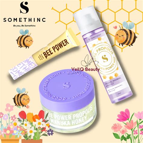 Jual Somethinc Bee Power Propolis Manuka Honey Sleeping Mask Glow Lip