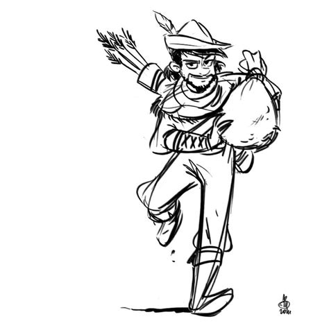 Robin Hood Sketchdailies Characterdesign Sketch
