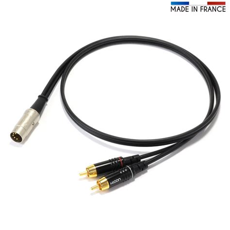 Converter Rca Male To Mini 4 Pin Din Jack Female Gold Head 200 Pcs