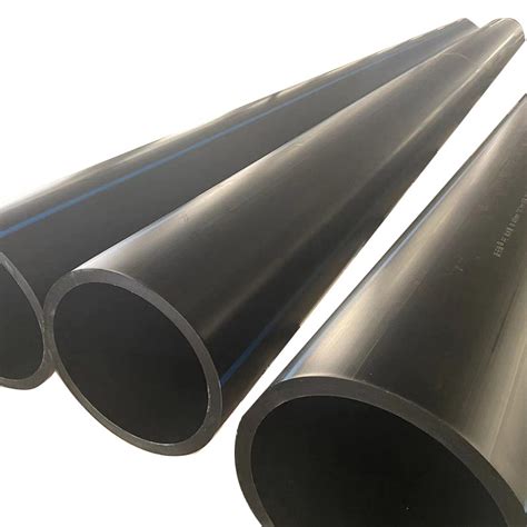 Black Pe100 Hdpe Water Pipe Sn8 200mm 300mm 400mm For Drainage System