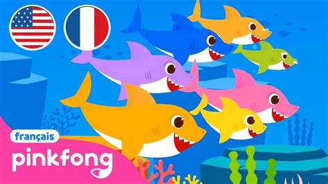 Baby Shark More en anglais et français Comptines Pinkfong Bébé