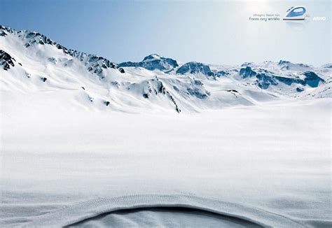 Creative Snow Ads Ads About Snow Crearive Mountains Ads Publicités Sur