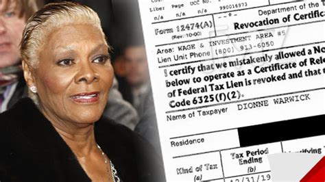 Dionne Warwick -- $1.2 Million Break in Unpaid Tax Case