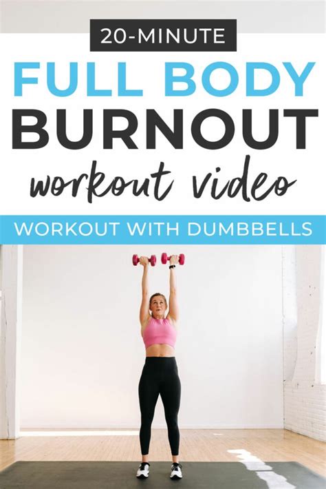 Best Full Body Workout In 20 Minutes Video Nourish Move Love