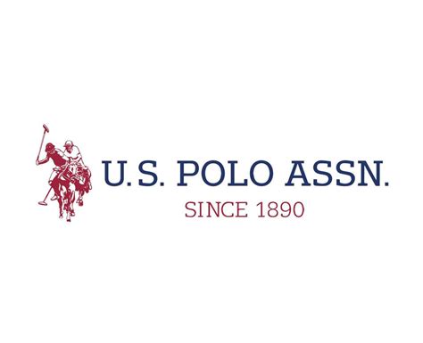 Us Polo Assn Brand Logo Symbol Red And Blue Clothes Design Icon