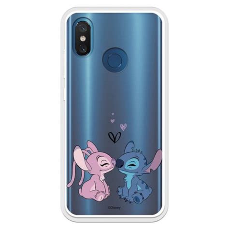 Funda Para Xiaomi Mi Oficial De Disney Angel Stitch Beso Lilo