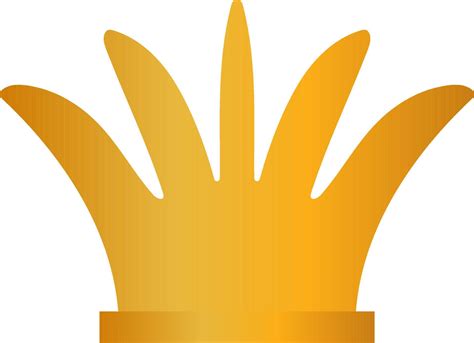 Gold Crown Isolated On White Background. Vector Illustration 21533053 ...