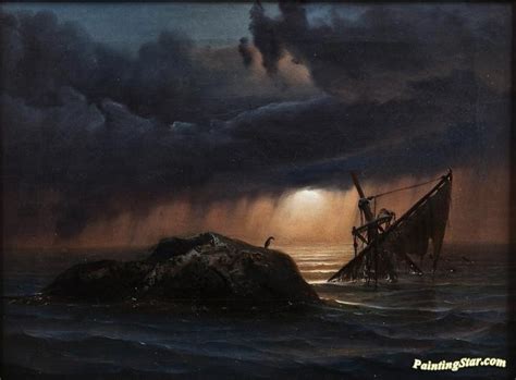 Shipwreck Artwork By Knud Andreassen Baade Oil Painting And Art Prints On