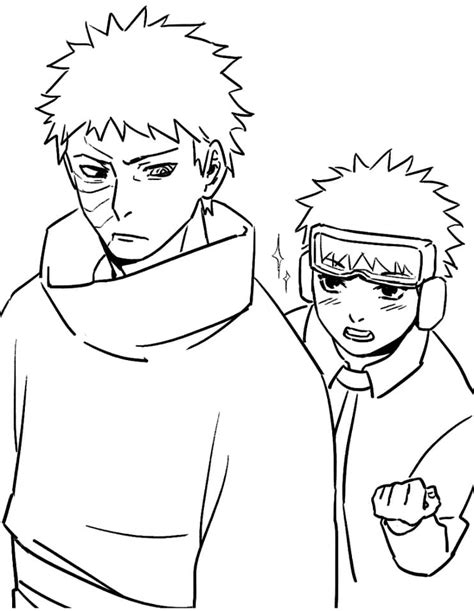 Free Printable Obito Coloring Page Free Printable Coloring Pages For Kids