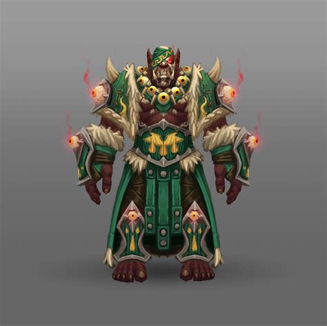 Artstation [fan Art] World Of Warcraft Racial Class Armor Design Mag Har Orc Arthur