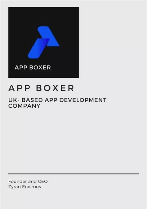 PPT - App boxer PowerPoint Presentation, free download - ID:11738995