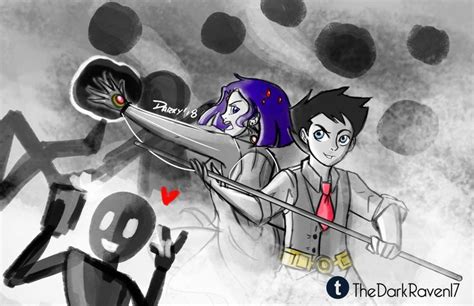 Pin By Mónica Ribeiro On Damirae In 2024 Teen Titans Fanart Robin And Raven Raven Fanart