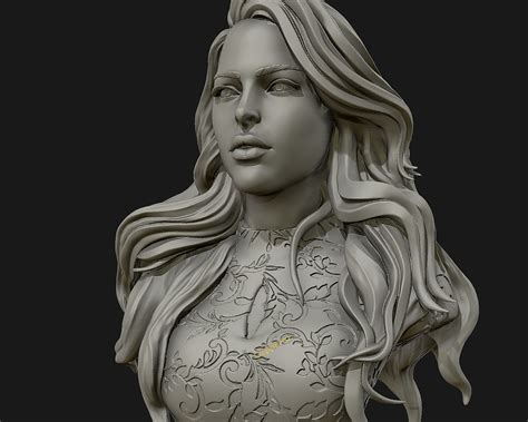 3d Sculpture Of Girl Ready To 3d Print 3d Model 3d Printable Cgtrader