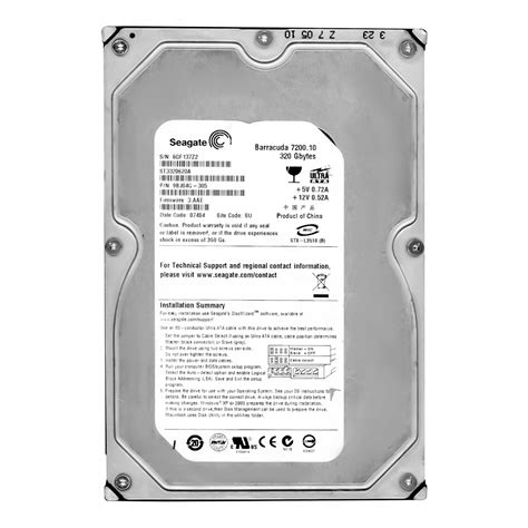 Dysk Twardy Seagate Barracuda Gb Pata Ide Ata