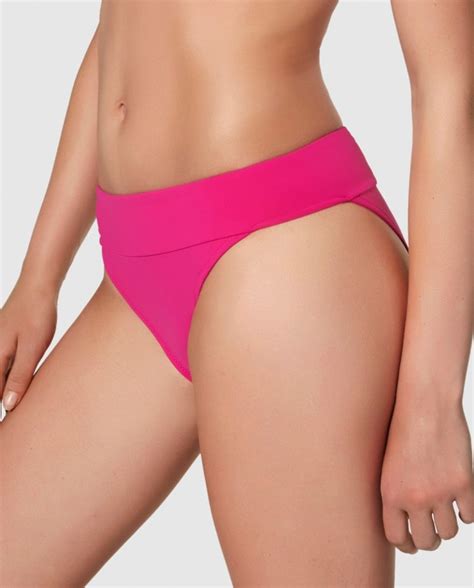 Braga bikini costado más alto y pierna más baja Modern minimalist rosa