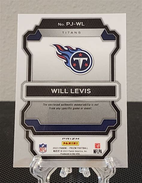 Will Levis Panini Prizm Football Premier Jerseys Neon Green Pulsar