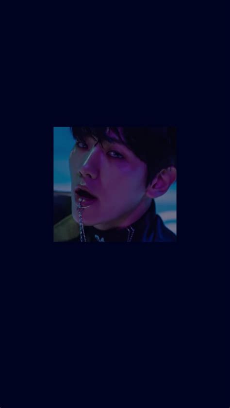 Aesthetic Dark Blue And Exo Image Aesthetic Baekhyun Wallpaper Hd