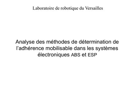 L Adh Rence Est Le Coefficient De Frottement Entre Les Roues Et Le Sol