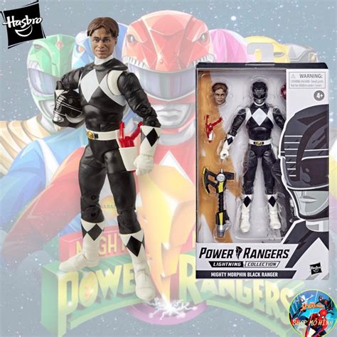 Power Ranger Lightning Collection Mighty Morphin Black Ranger Hasbro