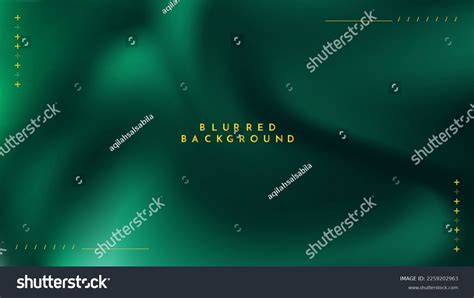 Green Gradient Blur Abstract Background Modern Stock Vector (Royalty ...