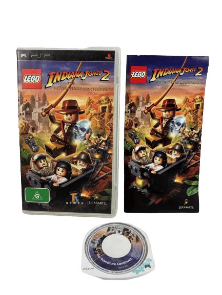 Lego Indiana Jones 2 The Adventure Continues Psp Complete Appleby Games