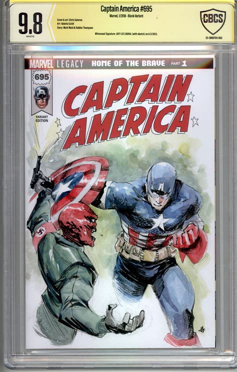 Captain America Vs Red Skull Sketch By Joey Lee Cabral In Ryan Ccc S Marvel Battles Comic Art