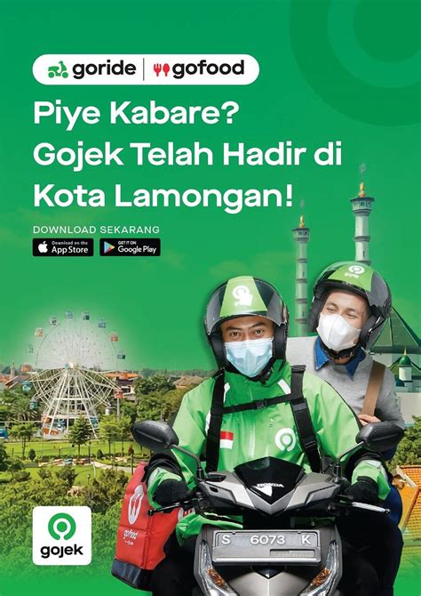 Kabar1News Gojek Hadir Di Kota Lamongan Driver Gojek Dapat