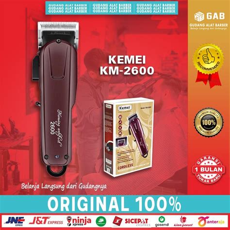 Jual Hair Clipper Kemei Km Alat Cukur Pangkas Rambut Kliper