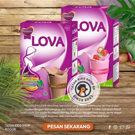 Jual Susu Ibu Hamil Prenagen Lova 120 Gr Rasa Coklat Dan Strawberry