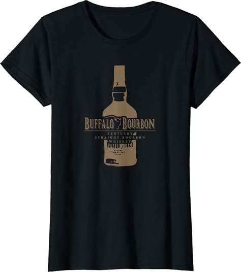 Buffalo Bourbon Whiskey Bottle Logo T Shirt