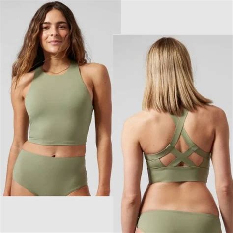 Athleta Swim Athleta Palm Conscious Crop Bikini Top Poshmark