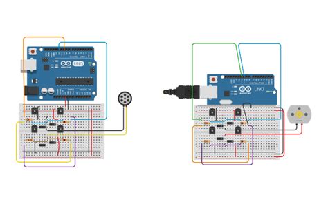 Circuit Design Puente H Tinkercad