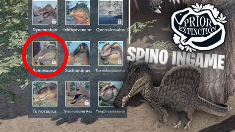 Spino Is Ingame Thanks For 1k Prior Extinction Revamp Youtube